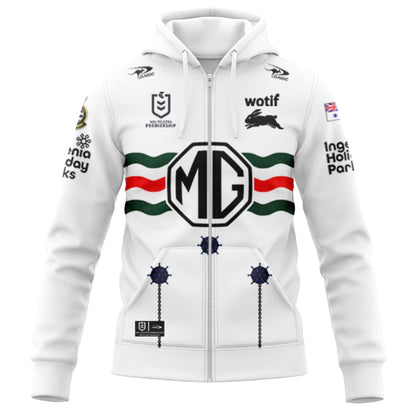 South Sydney Rabbitohs 2025 ANZAC Hoodie with Zipper