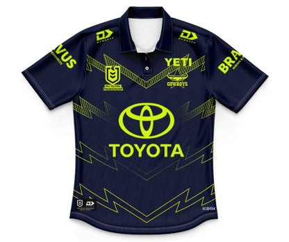 North Queensland Cowboys 2025 Kids Northern Lights Polo Shirt