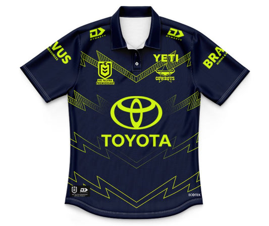 North Queensland Cowboys 2025 Kids Northern Lights Polo Shirt