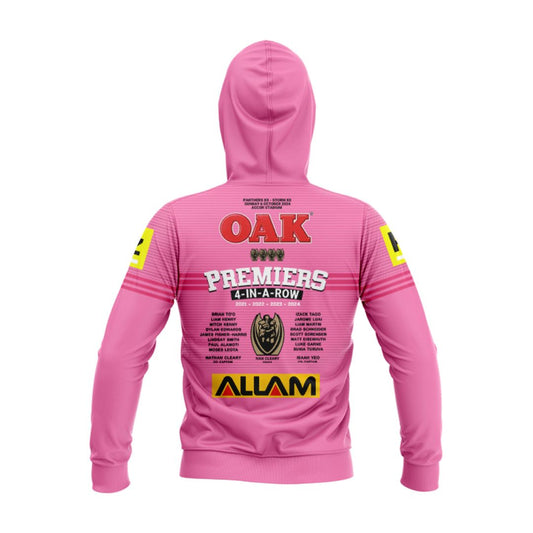 2024 Penrith Panthers Premiers 4 In a Row Kids Hoodie