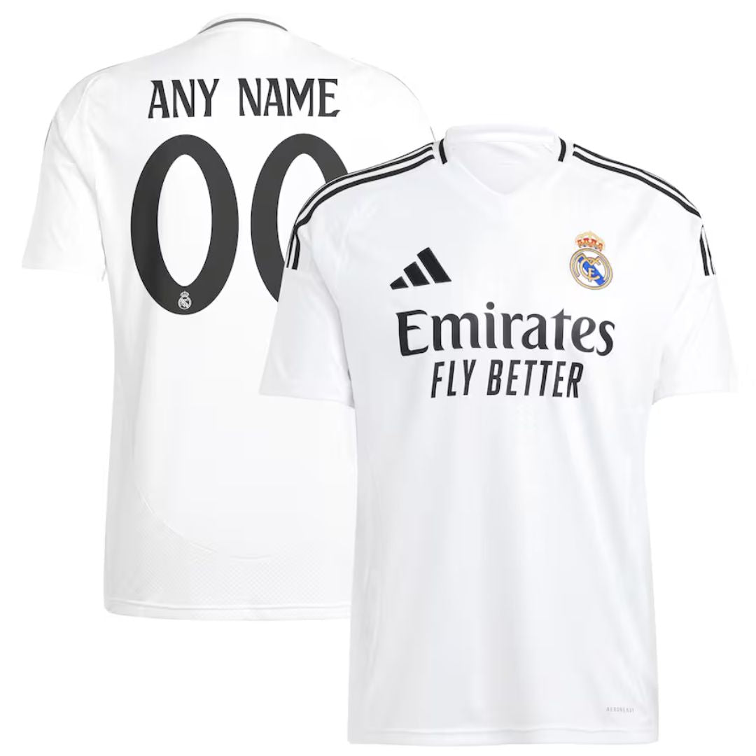 Real Madrid 2024/25 Kids Home Jersey Shirt (Add Your Own Name & Number)