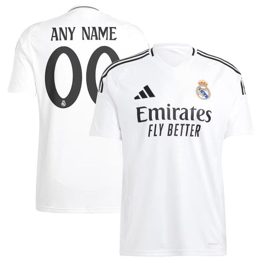 Real Madrid 2024/25 Kids Home Jersey Shirt (Add Your Own Name & Number)