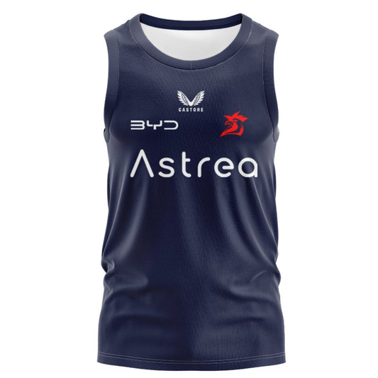 Sydney Roosters 2025 Navy Blue Training Singlet