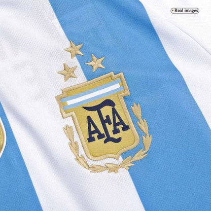 Argentina 2022/23 World Cup Home Kit - Includes Shirt, Shorts & Socks (3 Stars)