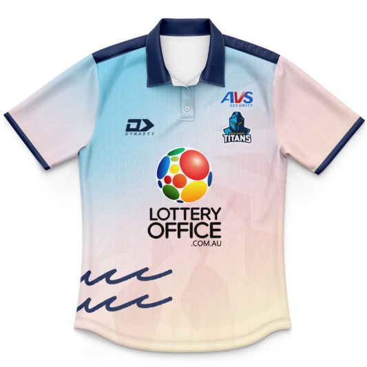 Gold Coast Titans 2026 Kids Sunset Training Polo Shirt