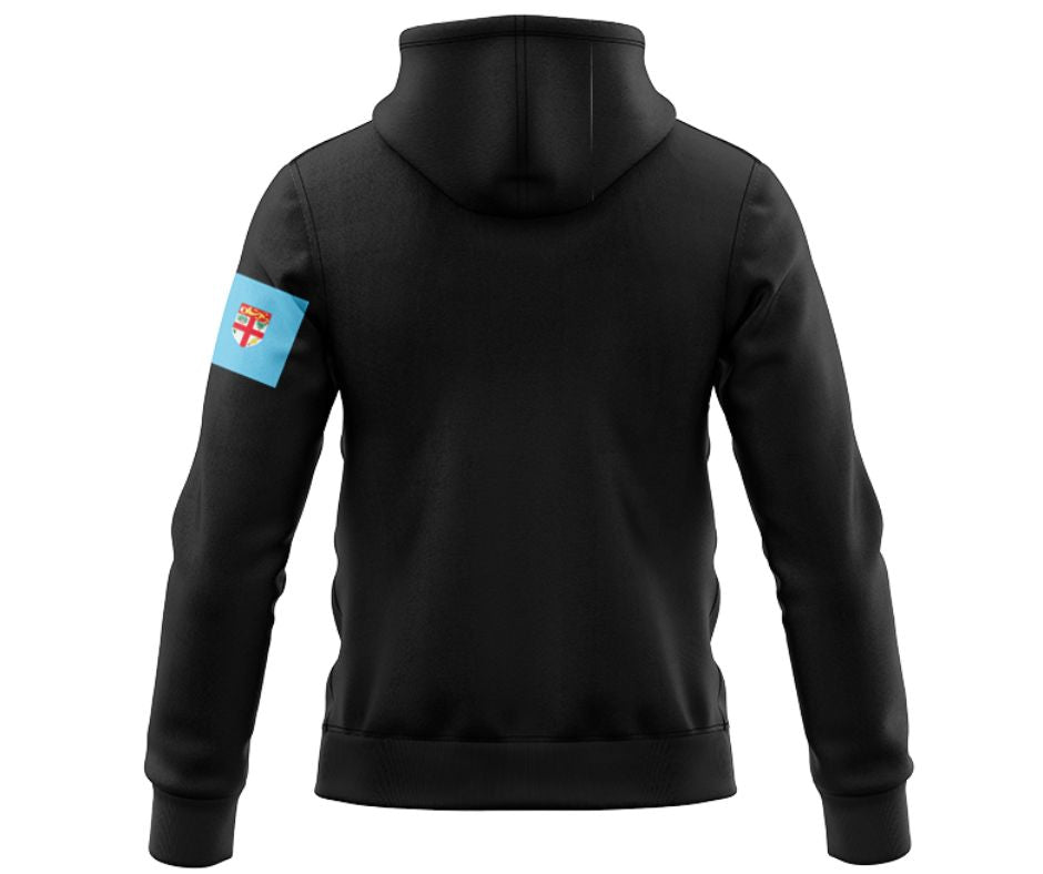 Fiji 2023 Rugby World Cup Away Stadium Hoodie with Zipper
