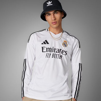 Real Madrid 2024/25 Long Sleeve Home Jersey Shirt