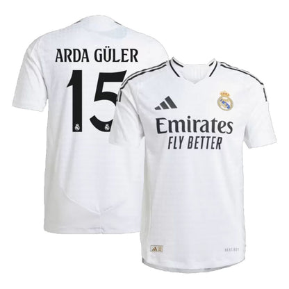 Real Madrid 2024/25 Arda Güler #15 Home Jersey Shirt