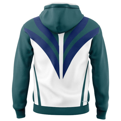 New Zealand Warriors 2025 Dear Warrior Training Hoodie with Zipper