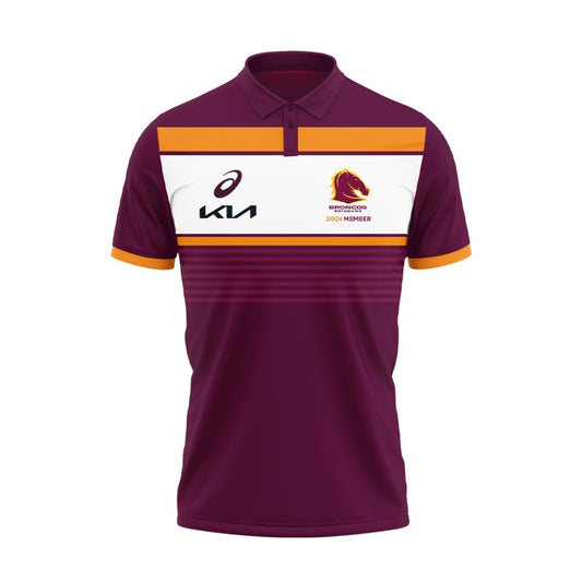 Brisbane Broncos 2024 Members Polo Shirt