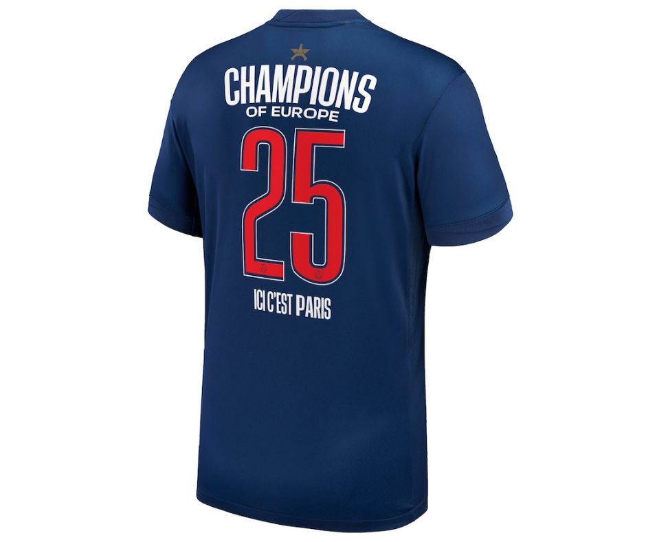 Paris Saint-Germain FC 2025/26 Champions Of Europe Jersey Shirt