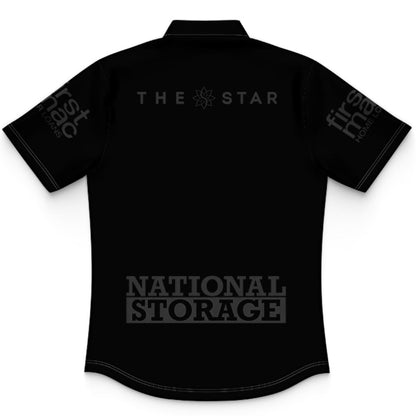 Brisbane Broncos 2025 Kids Black Polo Shirt