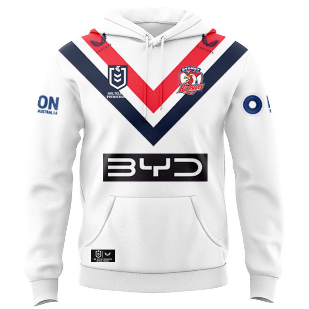 2025 Sydney Roosters Away Hoodie