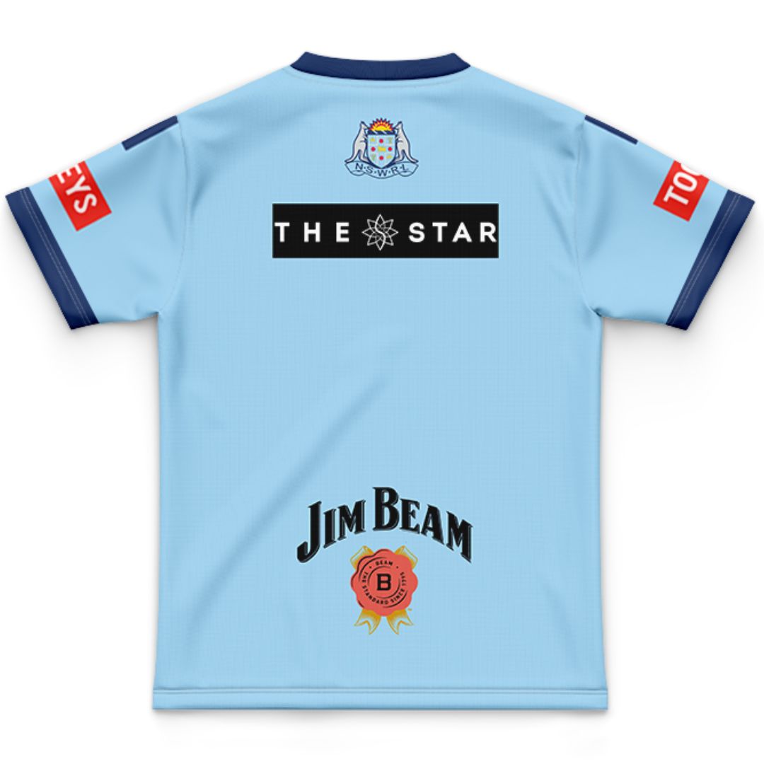 NSW Blues State Of Origin 2025 Kids Home Jersey