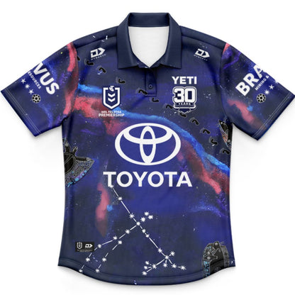 North Queensland Cowboys 2025 Kids Indigenous Polo Shirt