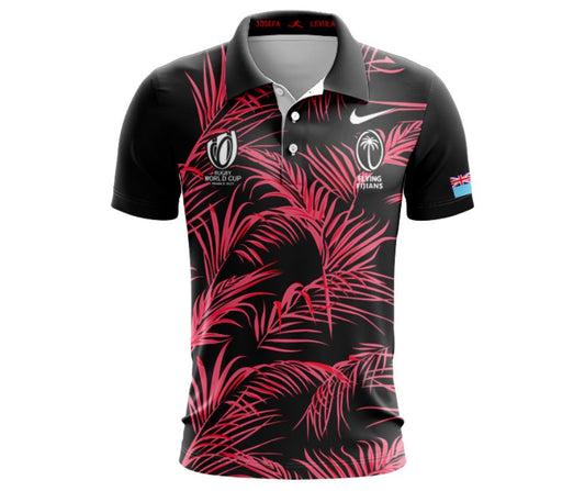 Fiji 2023 Rugby World Cup Away Stadium Polo Shirt