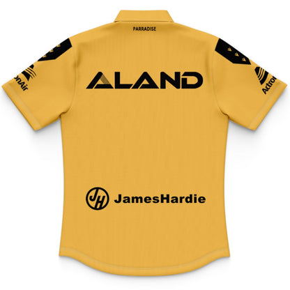 Parramatta Eels 2025 Kids Gold Training Polo Shirt