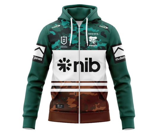 Newcastle Knights 2025 ANZAC with Zipper Hoodie
