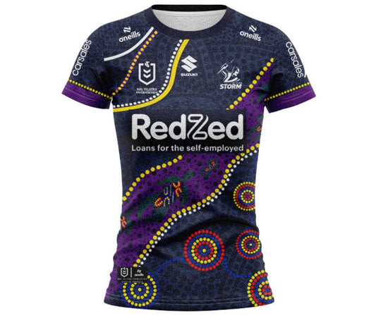 Melbourne Storm 2025 Women's Indigenous Shirt