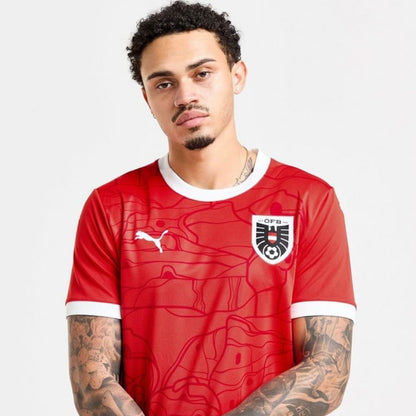 Austria Euro 2024 Home Jersey Shirt