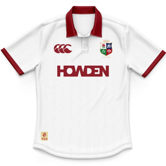 British & Irish Lions 2025 Kids White Training Polo Shirt