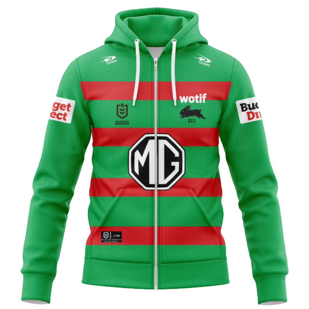 South Sydney Rabbitohs 2026 Home Hoodie with Zipper