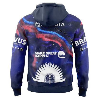 North Queensland Cowboys 2025 Indigenous Hoodie with Zipper