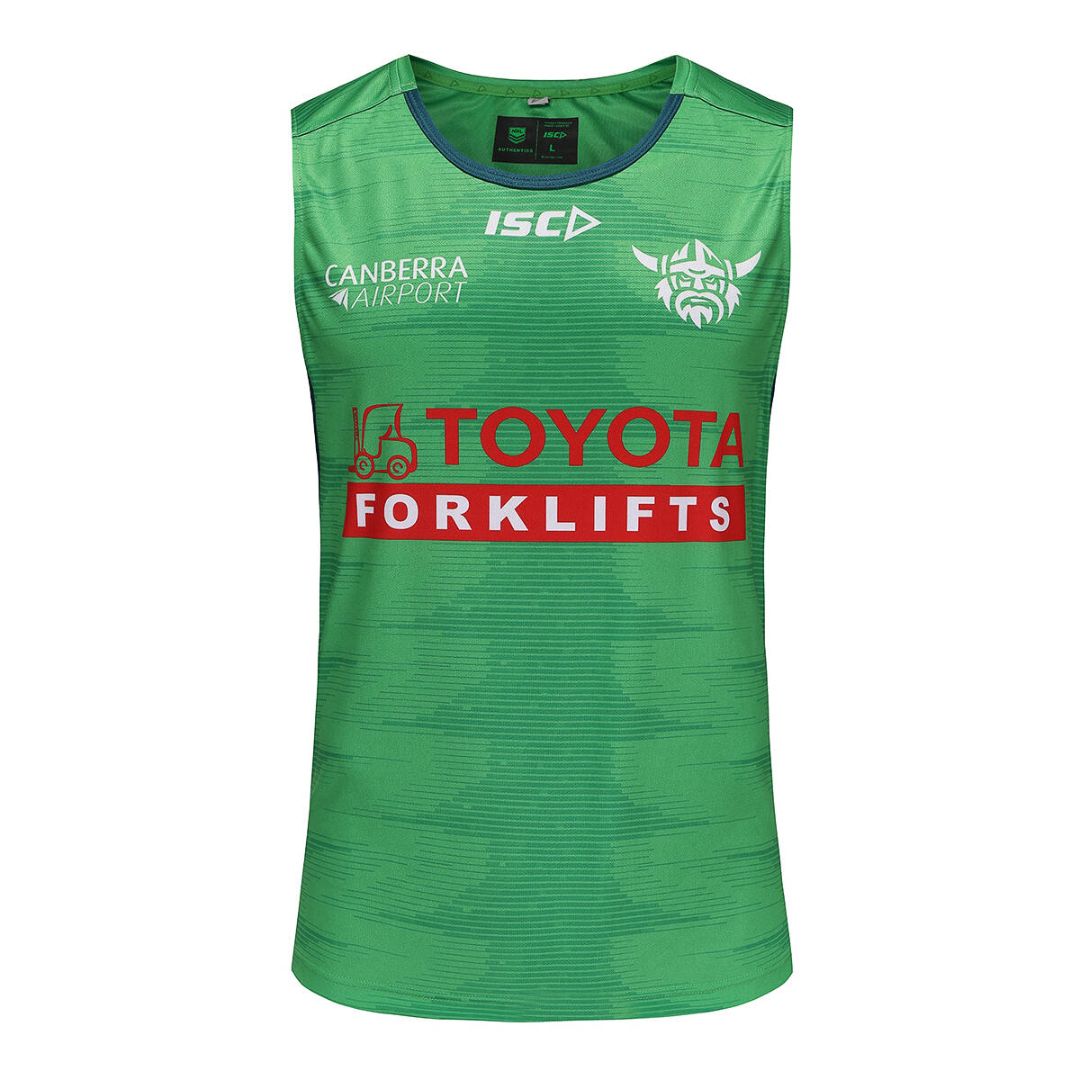 Canberra Raiders 2025 Envy Training Singlet