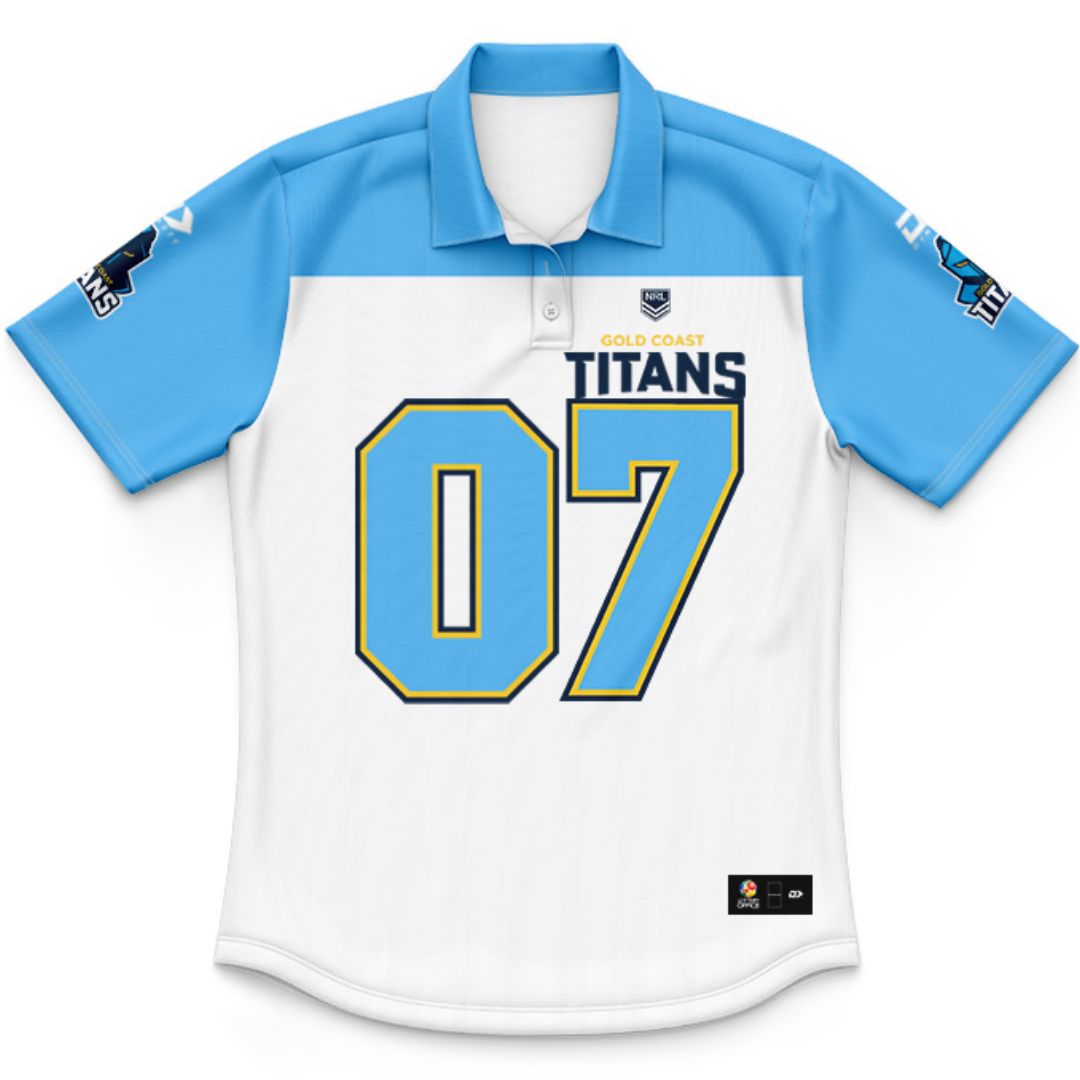 Gold Coast Titans 2026 Kids Gridiron Polo Shirt