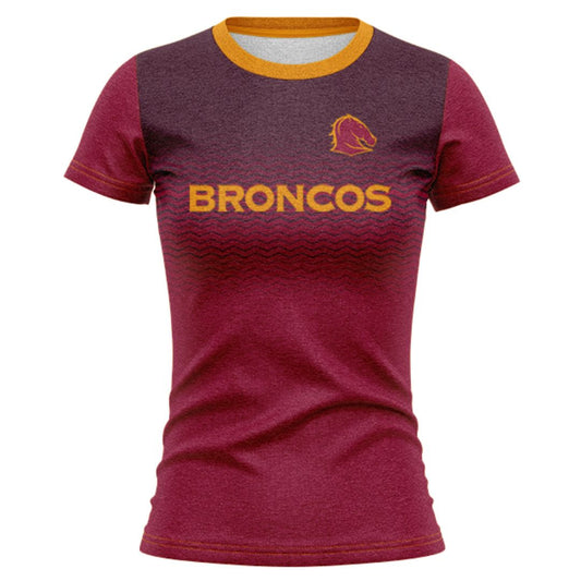 Brisbane Broncos 2025 Women's Training Shirt