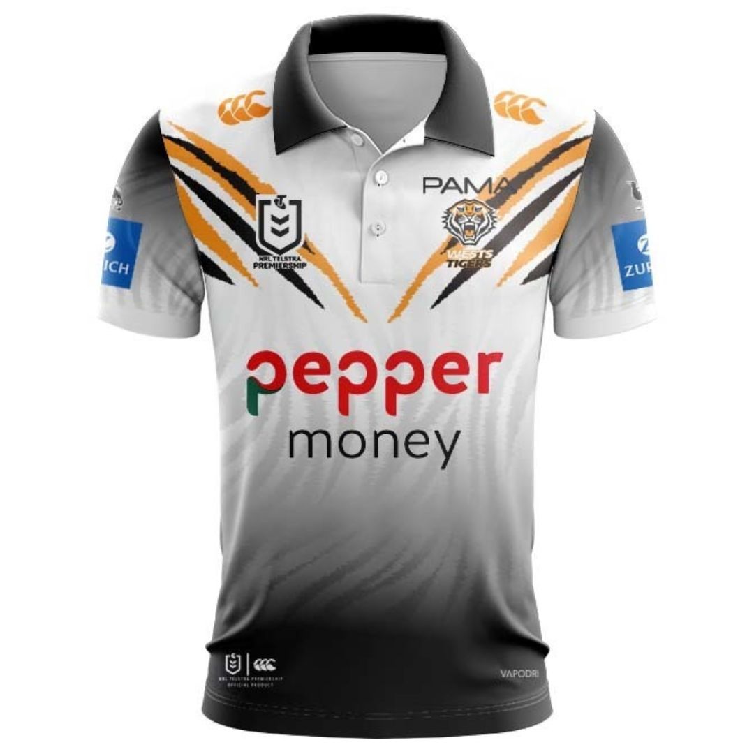 Wests Tigers 2026 Away Polo Shirt
