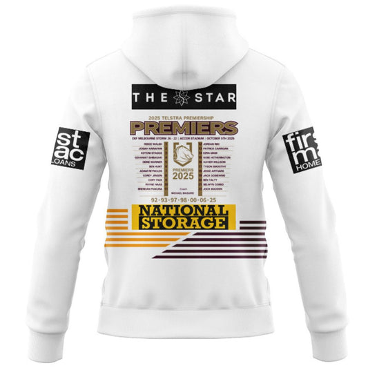 Brisbane Broncos 2025 Premiers Hoodie