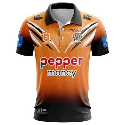 Wests Tigers 2026 Home Polo Shirt