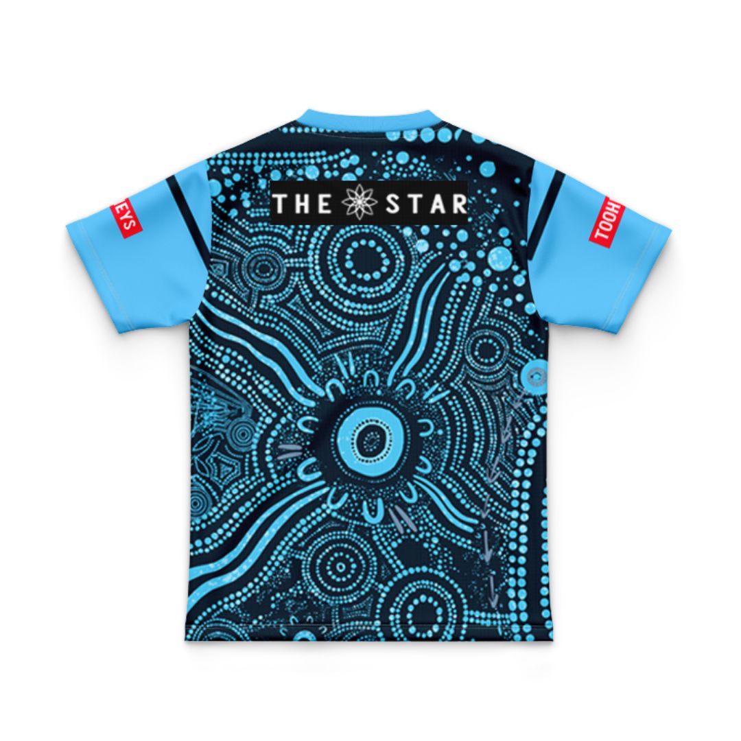 NSW Blues State Of Origin 2024 Kids Indigenous Jersey