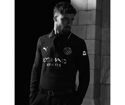 Manchester City 2025/26 Long Sleeve Away Jersey Shirt