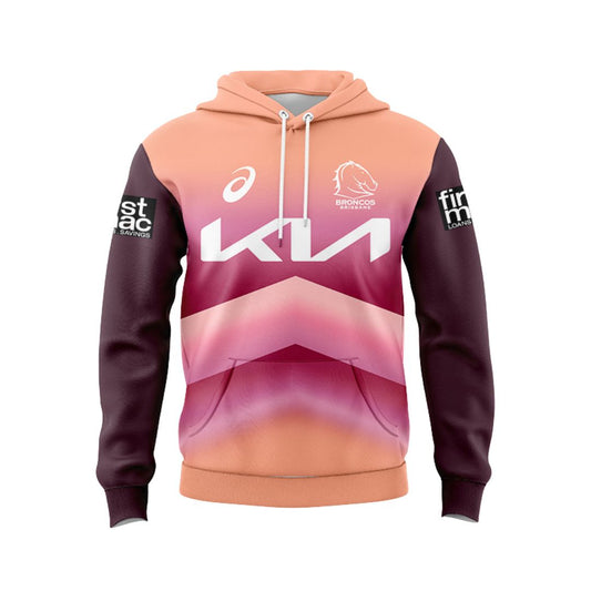 2024 Brisbane Broncos Sunstone Training Hoodie
