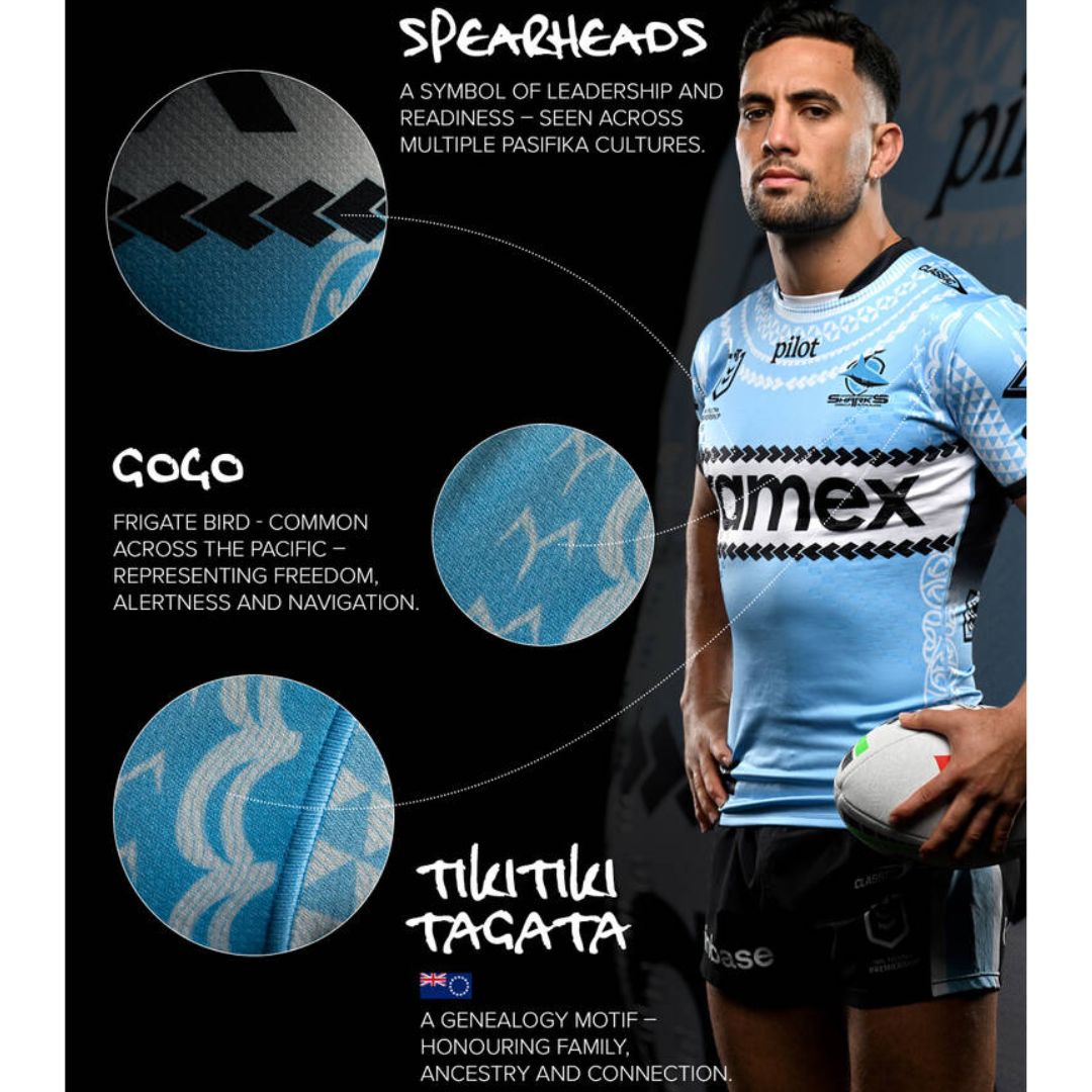 Cronulla Sutherland Sharks 2025 Pasifika Jersey