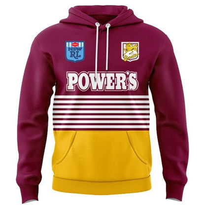 1992 Brisbane Broncos Retro Hoodie