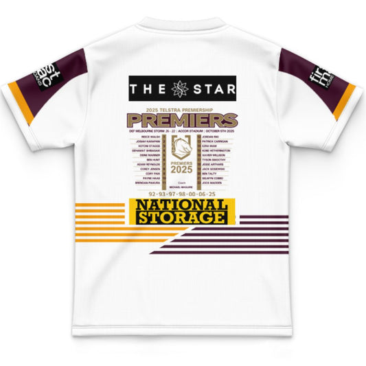 Brisbane Broncos 2025 Kids Premiers Jersey