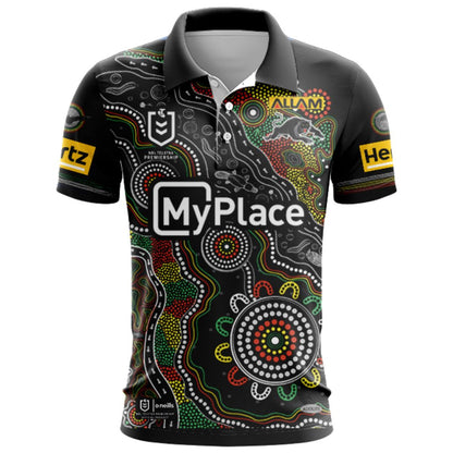 Penrith Panthers 2025 Indigenous Polo Shirt