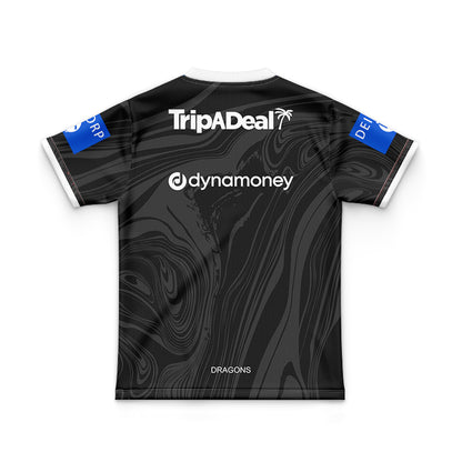 St George Illawarra Dragons 2025 Kids Charcoal Jersey