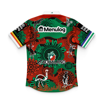 South Sydney Rabbitohs 2025 Kids Indigenous Polo Shirt