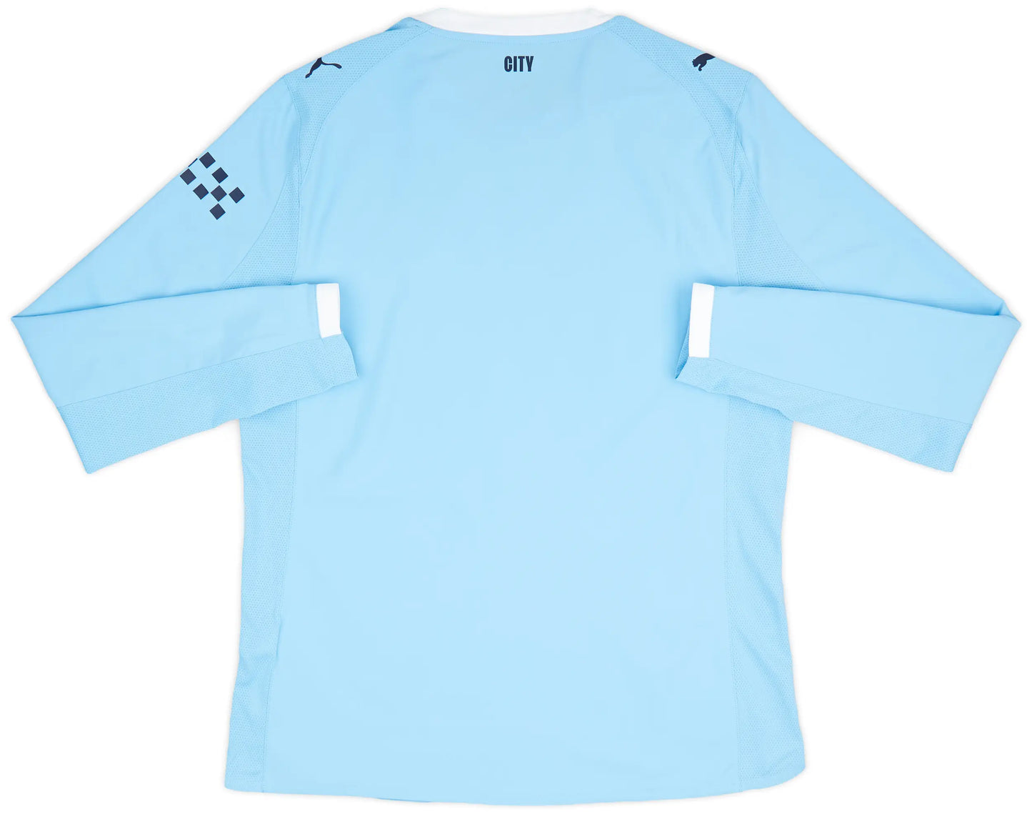 Manchester City 2025/26 Player's Edition Long Sleeve Home Jersey Shirt