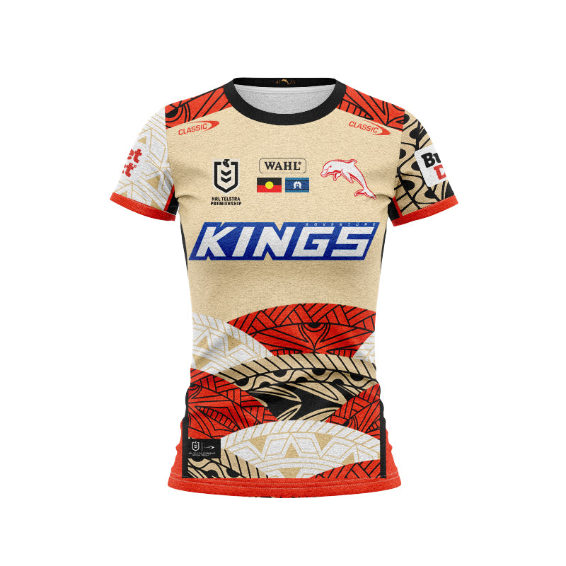 Redcliffe Dolphins 2025 Women's Indigenous Shirt