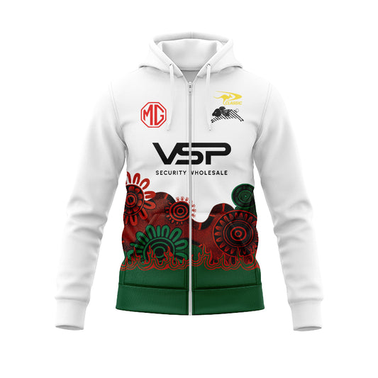 South Sydney Rabbitohs 2025 Indigenous Training Hoodie with Zipper