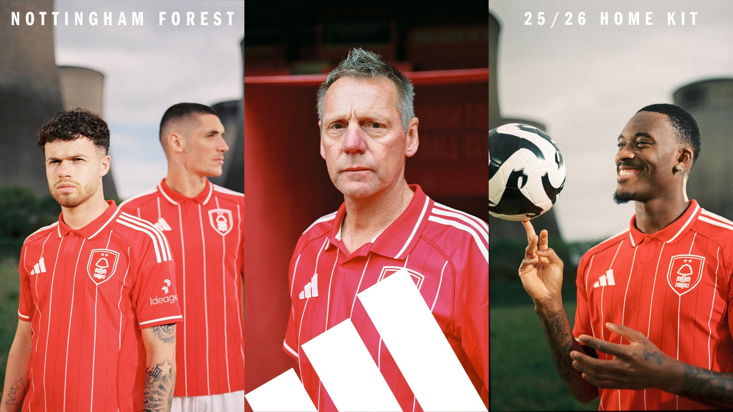 Nottingham Forest 2025/26 Home Jersey Shirt (Non Sponsored)