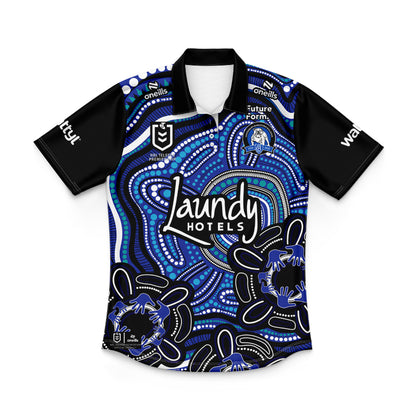 Canterbury Bankstown Bulldogs 2025 Kids Indigenous Polo Shirt