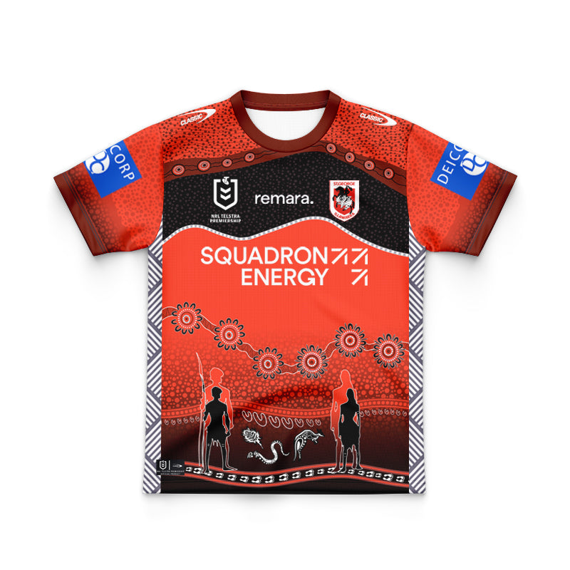 St George Illawarra Dragons 2025 Kids Indigenous Jersey