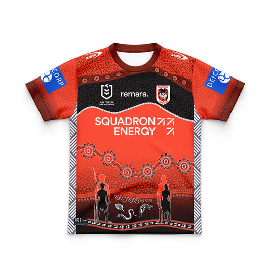 St George Illawarra Dragons 2025 Kids Indigenous Jersey