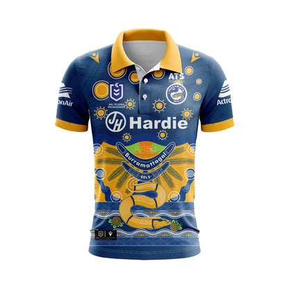 Parramatta Eels 2025 Indigenous Polo Shirt